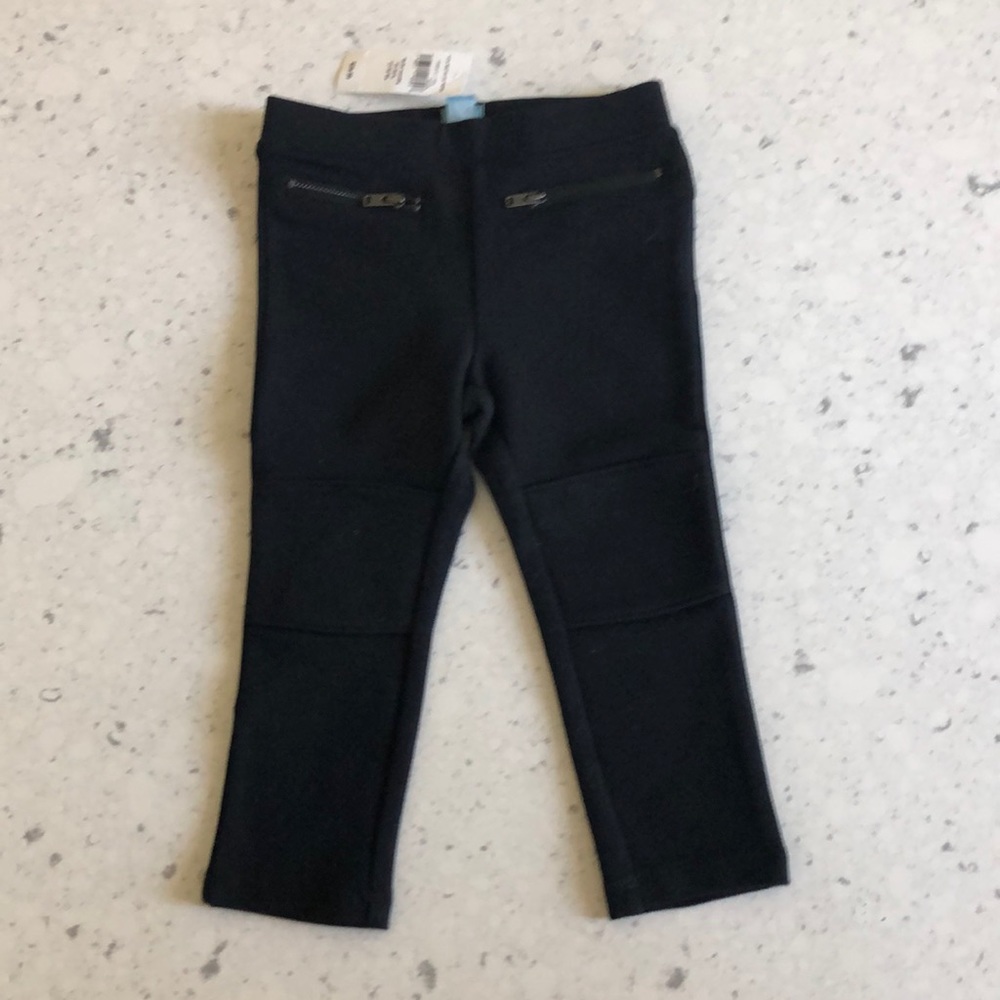 Black Toddler Moto Leggings NWT 18-24 months